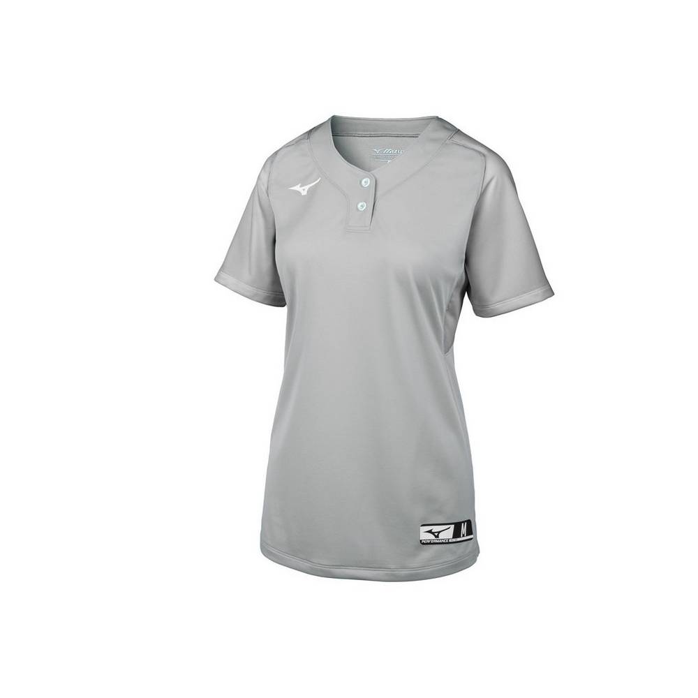 Mizuno Aerolite 2-Button - Bayan Forma - Gri Türkiye (BANDPY-761)